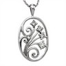 Journey Diamond Floral Pendant .38 CTW Ref 172452