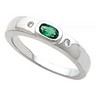 Bezel Set Ring Mounting for 5 x 3mm Oval Gemstone Ref 139997