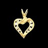 Diamond Heart Shaped Pendant .07 CTW 15 x 10mm Ref 209257