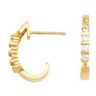 Diamond J Hoop Earrings .2 CTW Ref 551391