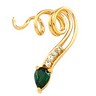 Genuine Emerald and Diamond Chain Silde .5 CTW Ref 153510
