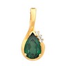 Pear Shaped Pendant Enhancer 18 x 8.5mm .05 CTW Ref 190150