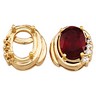 Oval Earrings 9 x 7mm Center Ref 346284