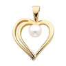 Pearl Heart Pendant 4.0mm Pearl Design Ref 364471