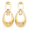Diamond Earring Jackets 25 x 11.5mm .18 CTW Ref 473378