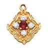 Pendant Dangle 3.5mm Center 32 pttw dia Ref 550447