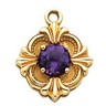 Earring (or Pendant) Dangle 6mm center stone Ref 478914