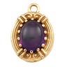 Cabochon Pendant Dangle 9 x 7 mm Center | SKU: P_81180