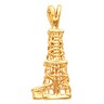 Oil Derrick Pendant with Open Back 22 x 10mm Ref 322225