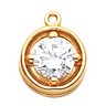 CZ Solitaire Earring Dangles 3.76 CTW Ref 731965