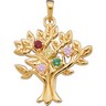 My Tree Pendant Holds up to 9 birthstones 31 x 27.5mm Ref 827224