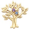 My Tree Brooch Holds up to 9 birthstones 29 x 27.5mm Ref 925130