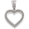 Heart Pendant 14.5 x 10.25mm Ref 417166