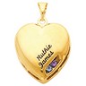 Birthstone Mother's Pendant | May hold up to 4 birthstones 2 mm in diameter each | SKU: 82083