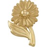 Gold Fashion Flower Brooch Ref 850977