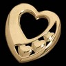 Heart Slide Pendant 19.75 x 18.75mm Ref 319517