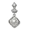 Square Filigree Pendant .07 CTW Ref 979661