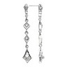 Vintage Design Quad Drop Earrings .2 CTW Ref 890628