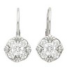 Diamond Lever Back Earrings .9 CTW Ref 878725