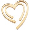 Metal Fashion Heart Pendant Ref 744186