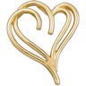 Metal Fashion Heart Pendant Ref 102835