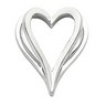Metal Fashion Heart Pendant Ref 417841