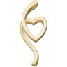 Metal Fashion Heart Pendant Ref 295916