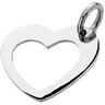 Pierced Heart Pendant 27.7 x 26.7mm Ref 439394