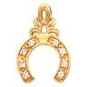 Horseshoe Pendant .25 CTW 24 x 17mm Ref 128089