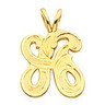 Medium Monogram Initial Pendant Ref 808232