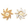 Diamond Earring Jackets 15mm Wide Ref 939433