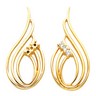 Diamond Fancy Post Earrings 15 pttw dia Ref 417899