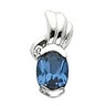 Oval Color Fashion Pendant .02 Carat 7 x 5mm Ref 869401