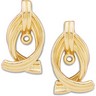 Gold Earring Jackets 19 x 12mm Ref 652571