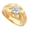 Mens Diamond Cluster Ring .35 CTW Ref 525620