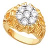 Mens Cluster Ring 1.4 CTW Ref 629169