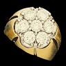 Mens Diamond Cluster Ring 2.31 CTW Ref 150818