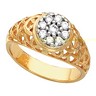 Mens Diamond Cluster Ring .5 CTW Ref 927312