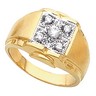 Mens Diamond Cluster Ring .25 CTW Ref 413484