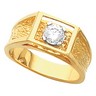 Mens Solitaire Ring .5 Carat Ref 611923