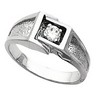 Mens Solitaire Ring .25 Carat Ref 751186