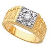 Mens Diamond Cluster Ring .27 CTW Ref 145133