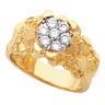 Mens Cluster Ring .5 Carat Ref 491781