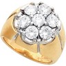 Mens Diamond Cluster Ring 3.5 CTW Ref 720354