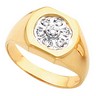 Mens Diamond Cluster Ring .17 CTW Ref 315540