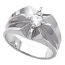 Mens Diamond Solitaire Ring .5 Carat Ref 397275