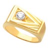 Mens Diamond Solitaire Ring .5 Carat Ref 173179