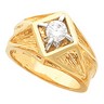 Mens Diamond Solitaire Ring .5 Carat Ref 369381
