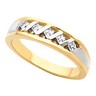 Mens 5 Stone Diamond Ring .2 CTW Ref 301089