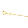 1.25mm Solid Bead Chain with Spring Ring Clasp Ref 372426